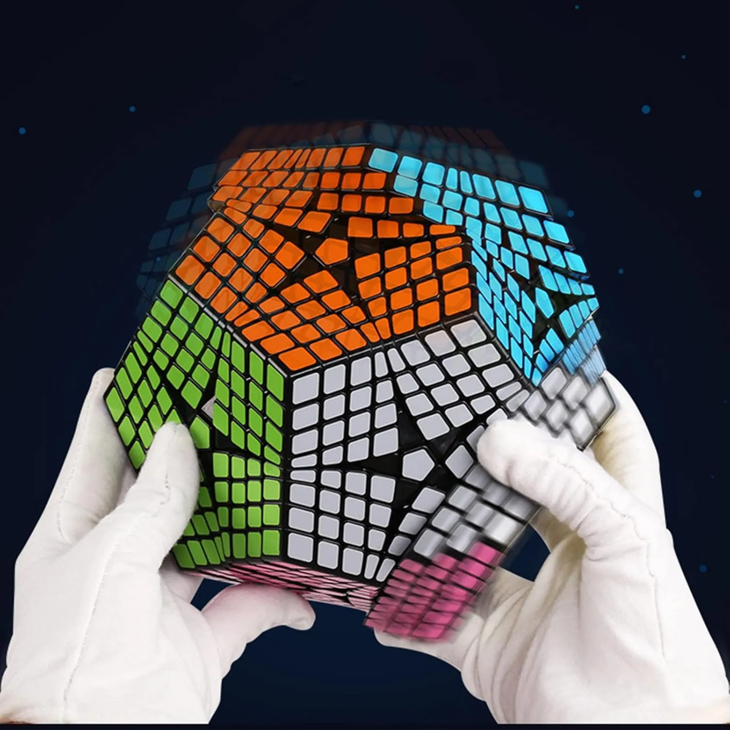 Dodecahedron Speed Cube Black Sticker, Megaminx Magic Cube 3D Puzzle Cube Brain Teasers Puzzles Toys