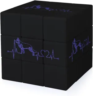 Dog Heartbeat Funny 3x3x3 Cube Smooth Lightweight Puzzle for Adult Graphic Printing Travel