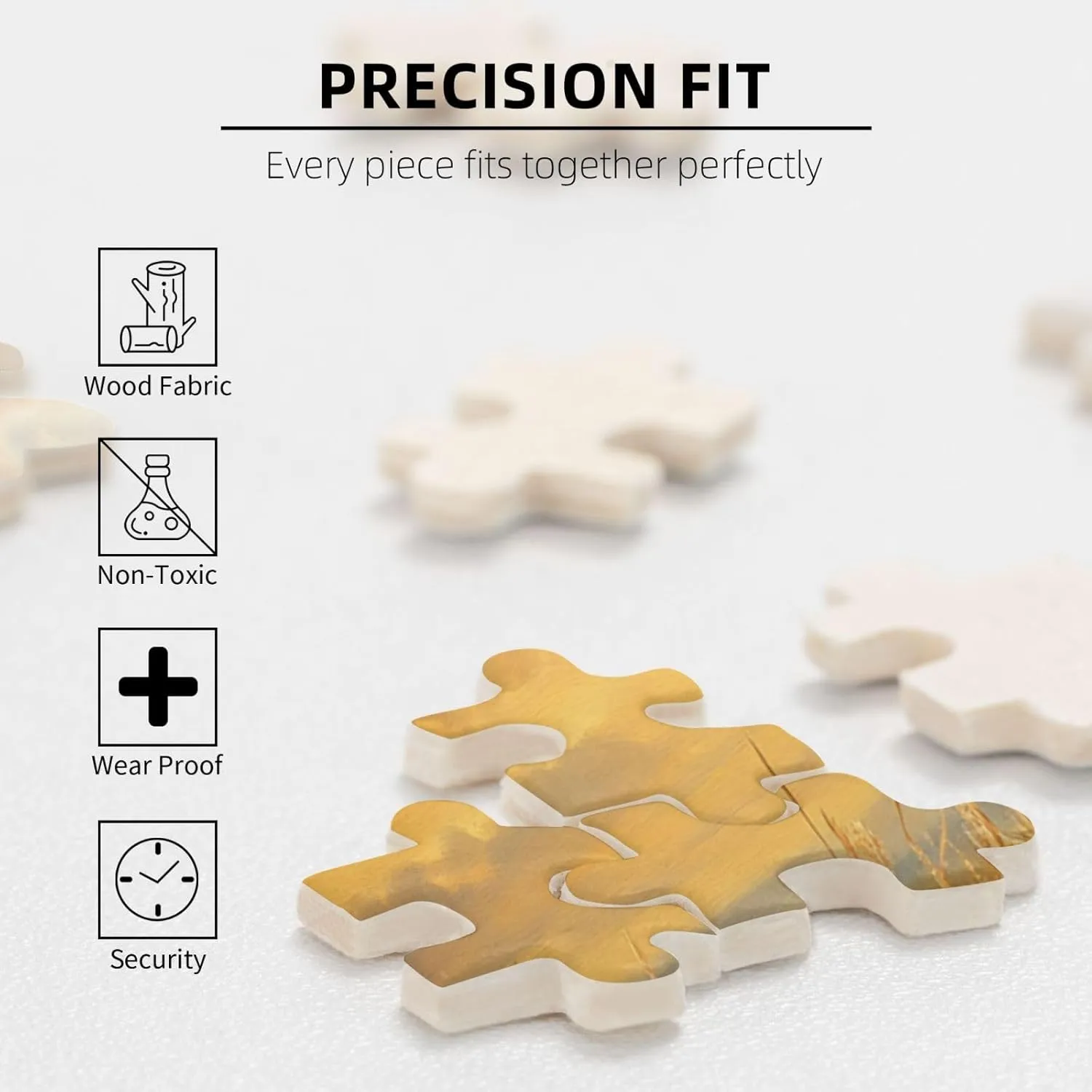 Dogs On The Vast Grassland，1000 Pcs Wooden Jigsaw Puzzles for Adults,Entertainment Games to Exercise Patience and Hands-On Ability,Completed with Family Members During Holidays