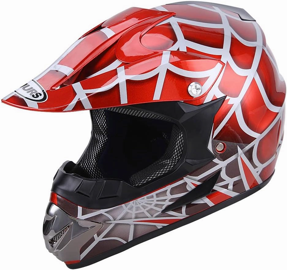 DOT Youth Dirt Bike Helmet for Boys & Girls Ages 5-14, Four Wheeler, Motocross, BMX, MX, UTV, Snowmobile, Go Kart, Racing, Skateboard, Baseball