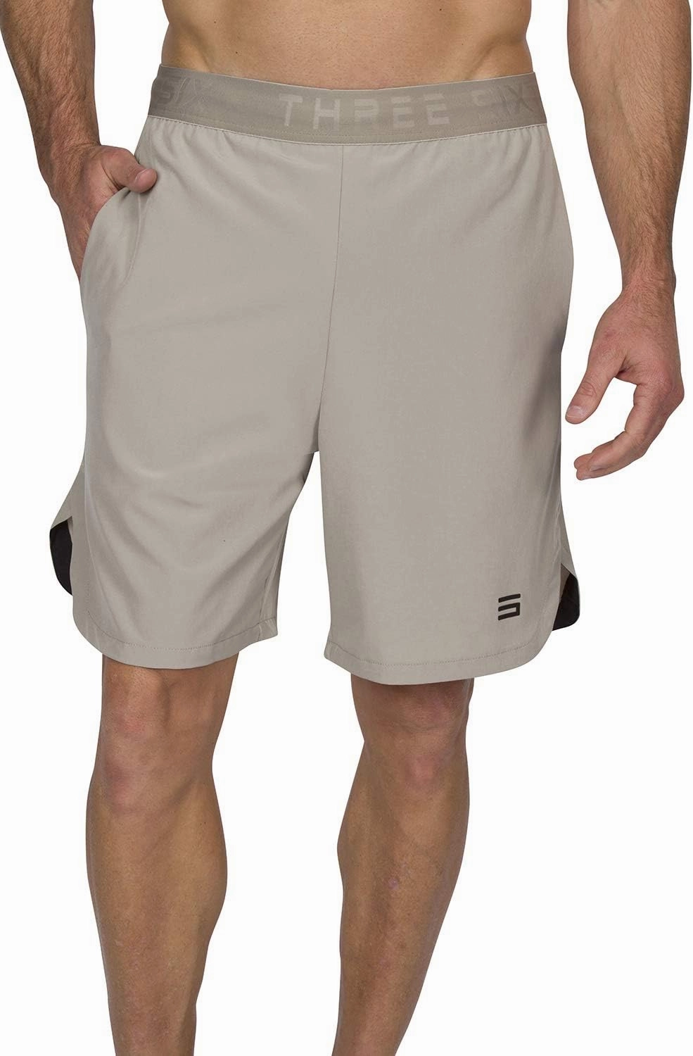 Dry FIT Gym Shorts for Men - Mens Workout Running Shorts - Moisture Wicking with Pockets and Side Hem