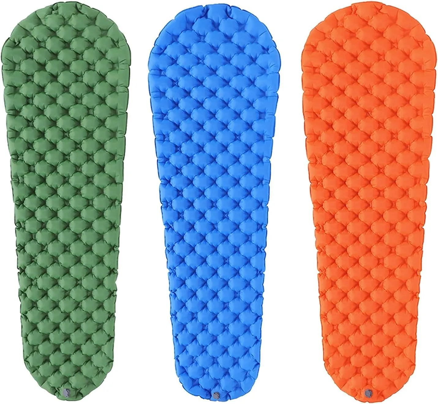 Durable Sleeping Pad Inflatable Sleep Mat Dampproof Air Mattress Inflatable Sleeping Pad (Color : Orange)