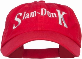 e4Hats.com Slam Dunk Basketball Embroidered Low Profile Cap