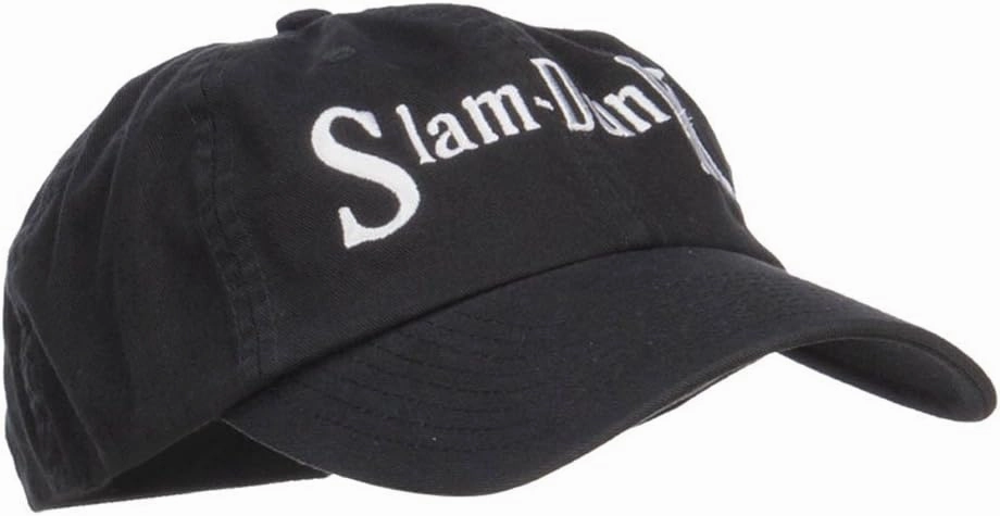 e4Hats.com Slam Dunk Basketball Embroidered Low Profile Cap