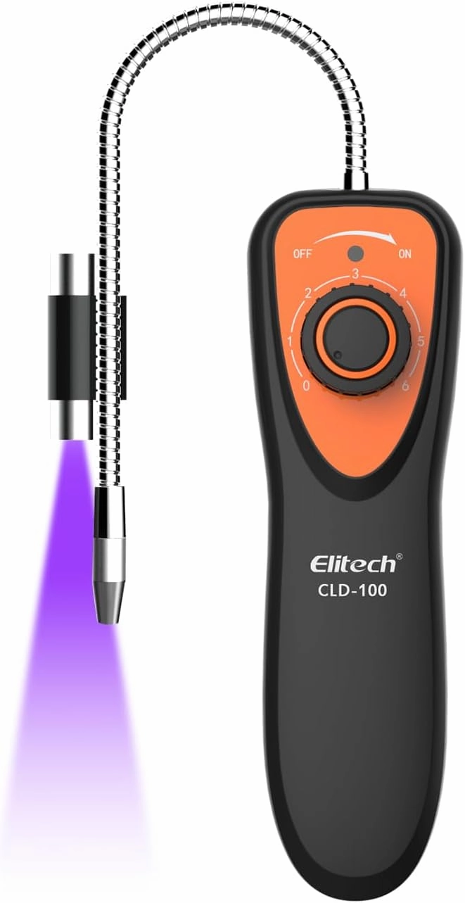 Elitech Refrigerant Leak Detector, CLD-100 Freon Leak Detector Car HVAC Halogen Refrigerant Leak Detector CFCs HCFCs HFCs