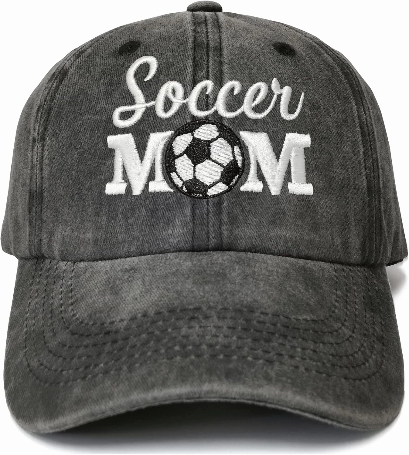 Embroidered Soccer Football Volleyball Basketball Softball Mom Hats