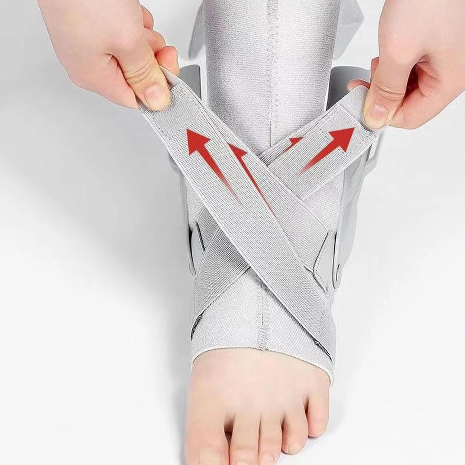 Enhanced Stability for Ankles | Adjustable Straps Custom Fit | Comfortable Compression Design, Flexible and Stretchy, Breathable Fabric Ventilation, Provides Support During Basketball Games