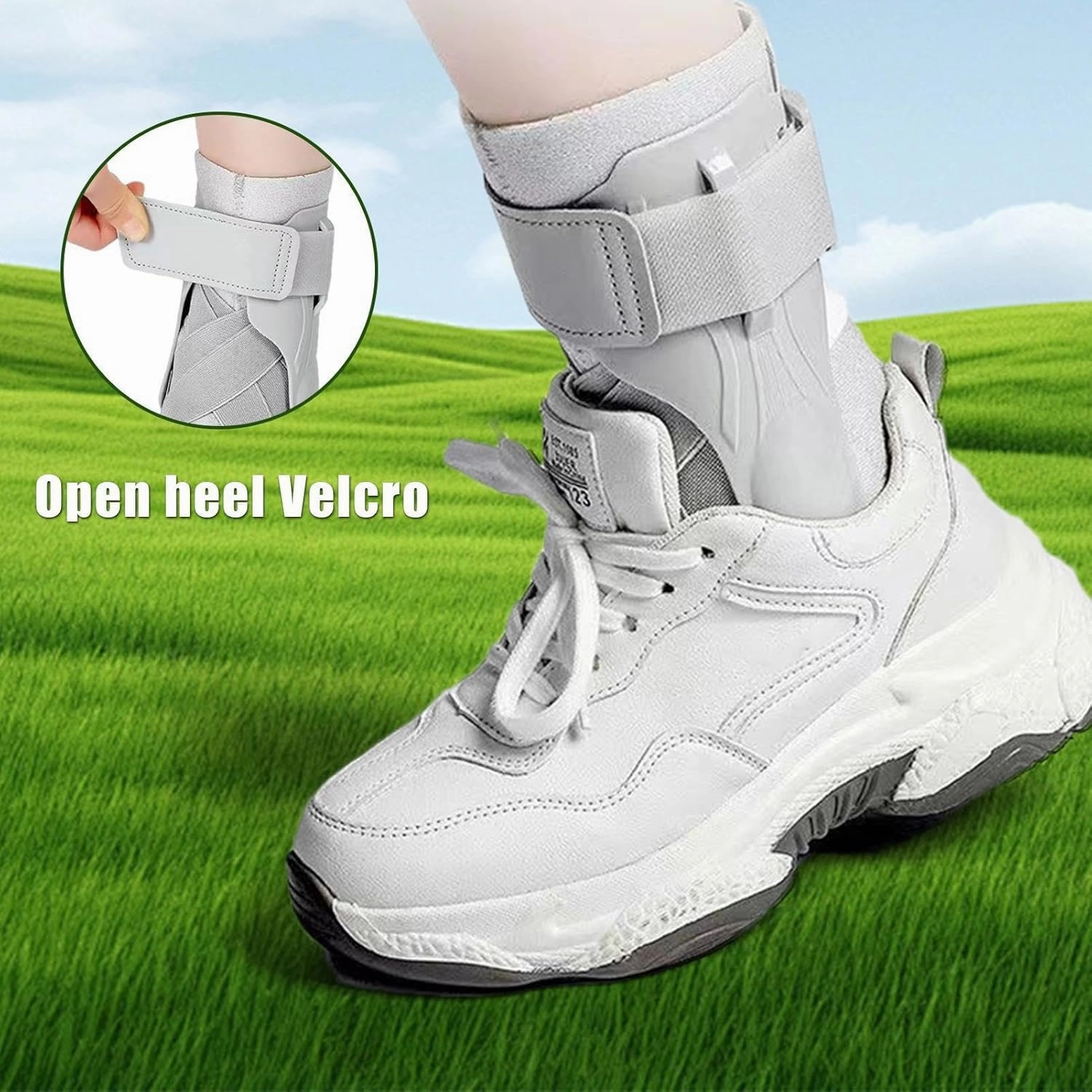 Enhanced Stability for Ankles | Adjustable Straps Custom Fit | Comfortable Compression Design, Flexible and Stretchy, Breathable Fabric Ventilation, Provides Support During Basketball Games