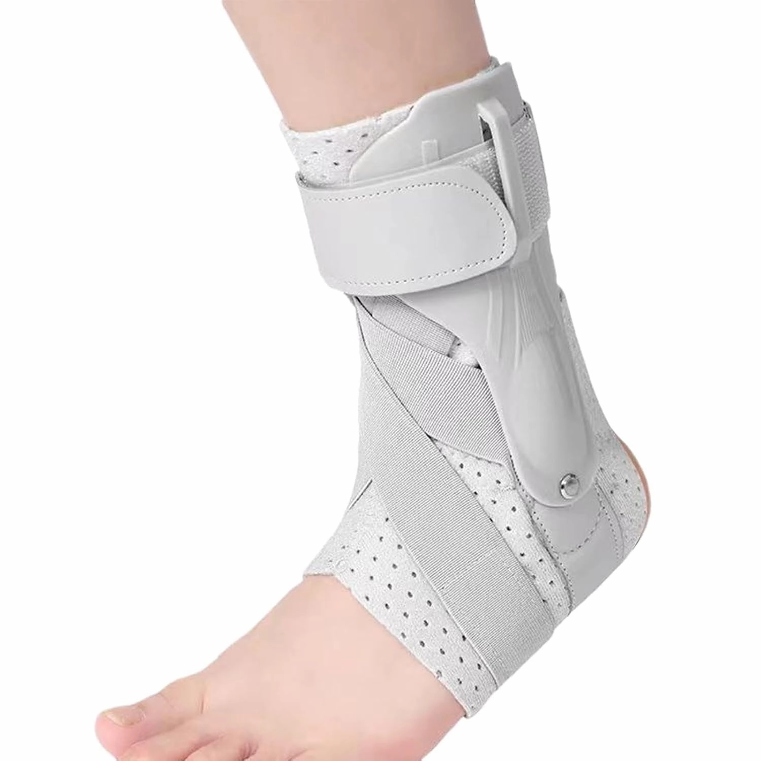 Enhanced Stability for Ankles | Adjustable Straps Custom Fit | Comfortable Compression Design, Flexible and Stretchy, Breathable Fabric Ventilation, Provides Support During Basketball Games