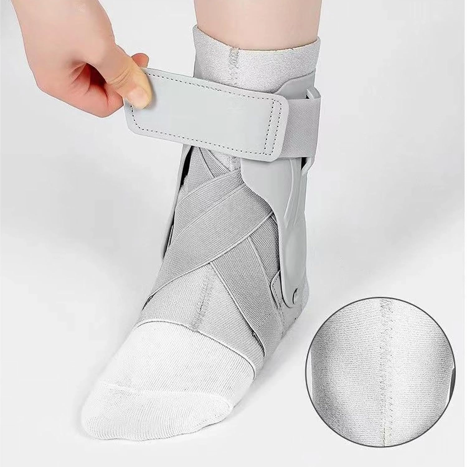 Enhanced Stability for Ankles | Adjustable Straps Custom Fit | Comfortable Compression Design, Flexible and Stretchy, Breathable Fabric Ventilation, Provides Support During Basketball Games