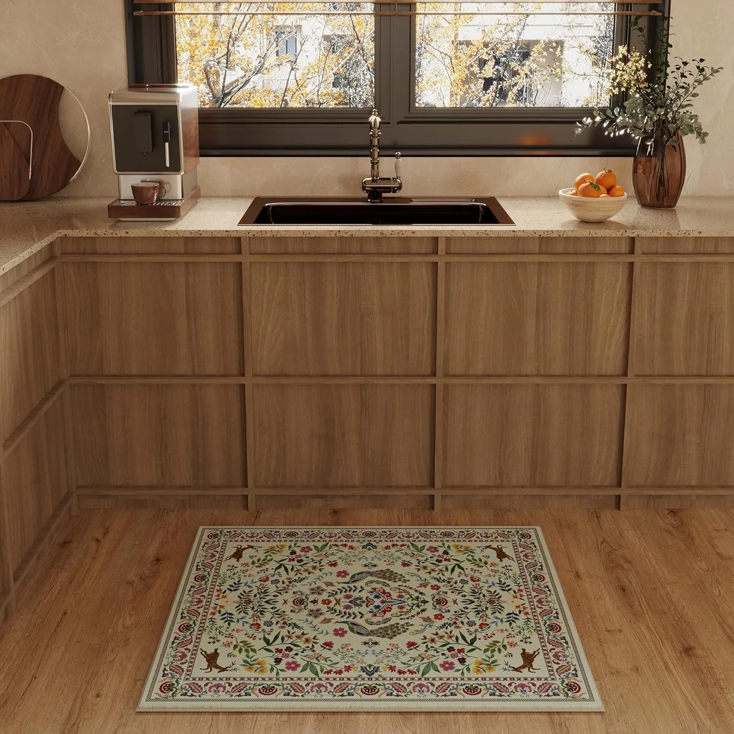 Entryway Rug 2x3 Rug Door Mat Indoor Entrance Washable Rug Small Non-Slip Low Pile Throw Rugs for Entryway, Kitchen, Front Door Indoor Entrance, Entry(Green)