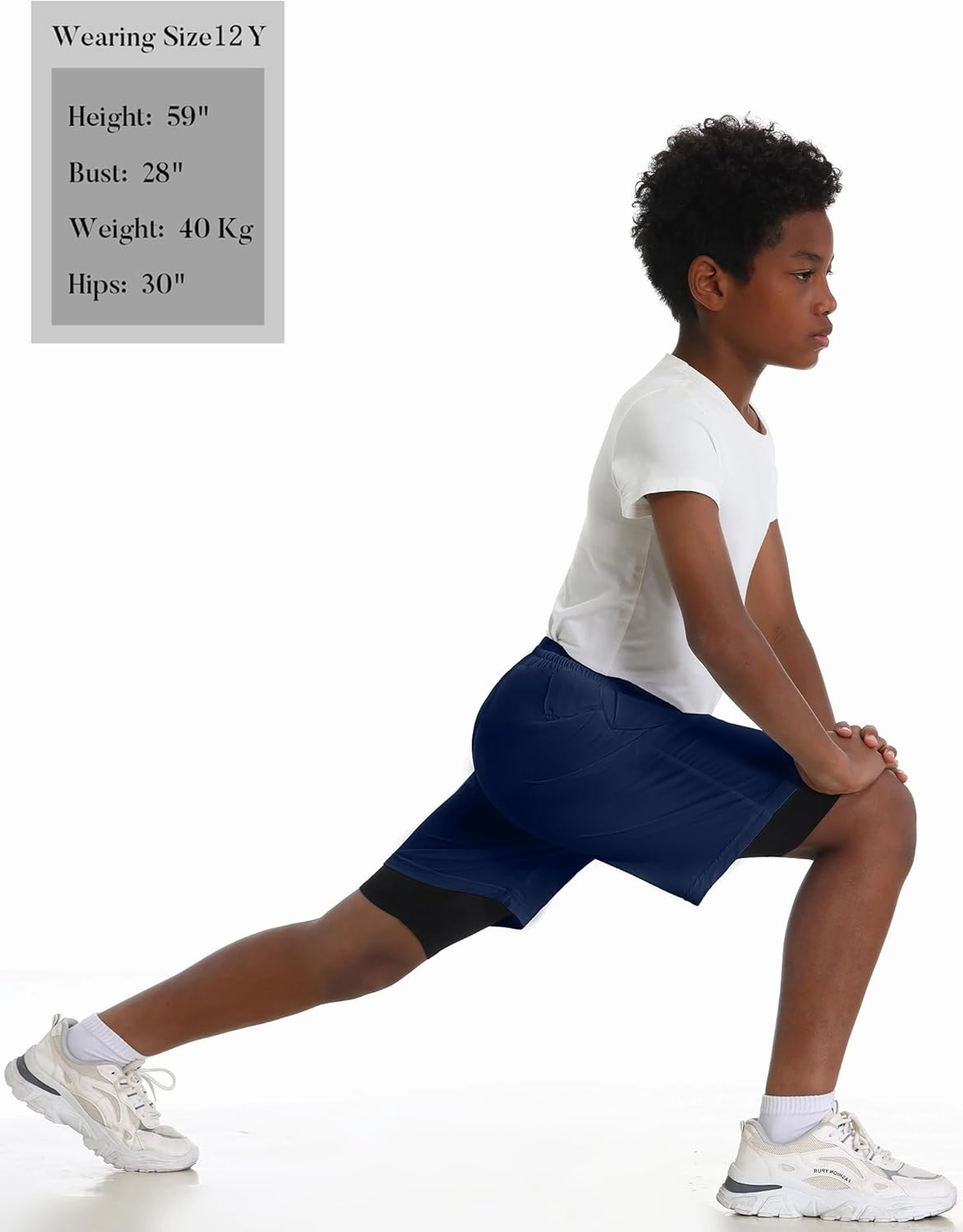 EXARUS Boys Athletic Shorts 4"/6" Quick Dry Lightweight Adjustable Elastic Waist Pockets Basketball Soccer Running