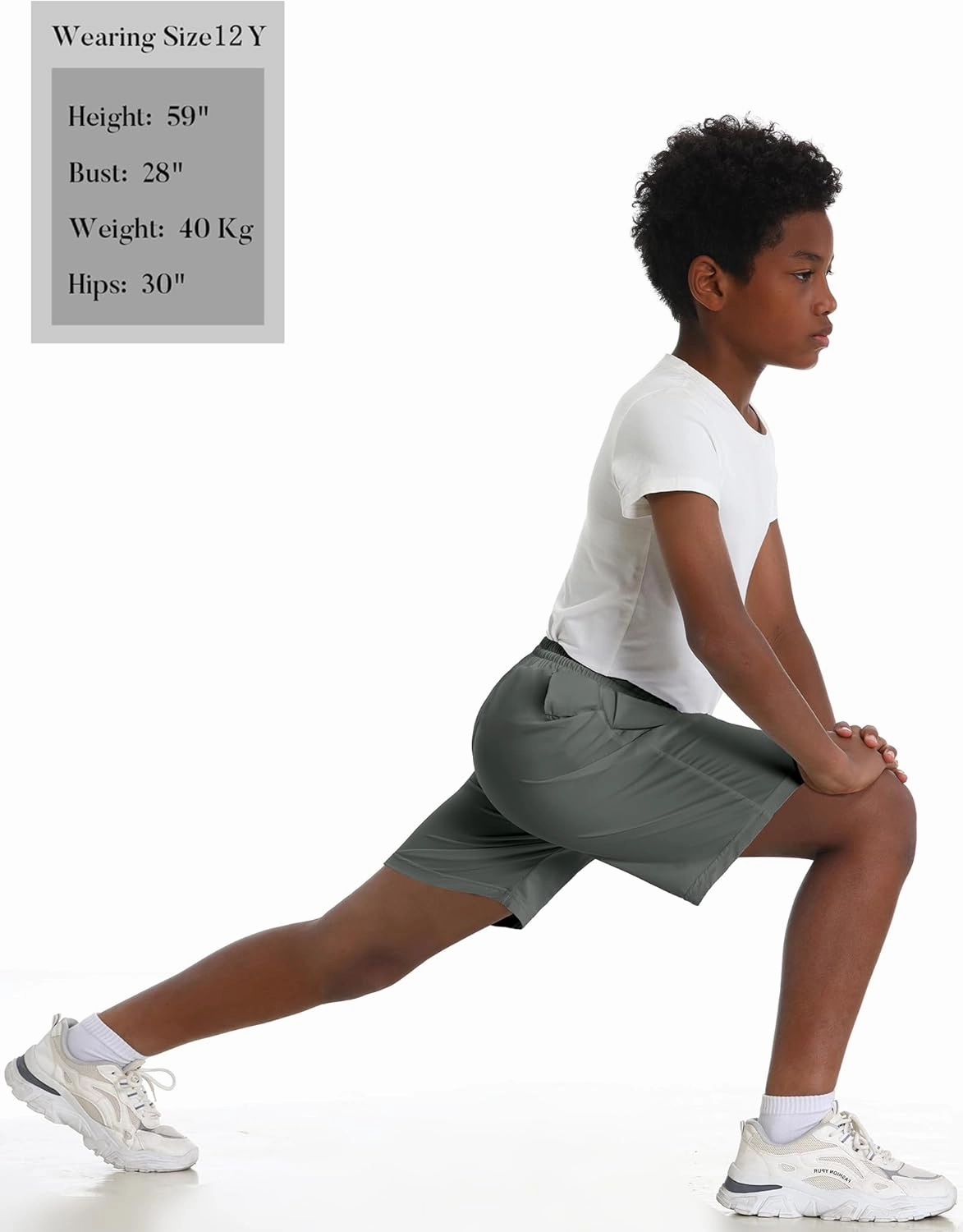 EXARUS Boys Athletic Shorts 4"/6" Quick Dry Lightweight Adjustable Elastic Waist Pockets Basketball Soccer Running
