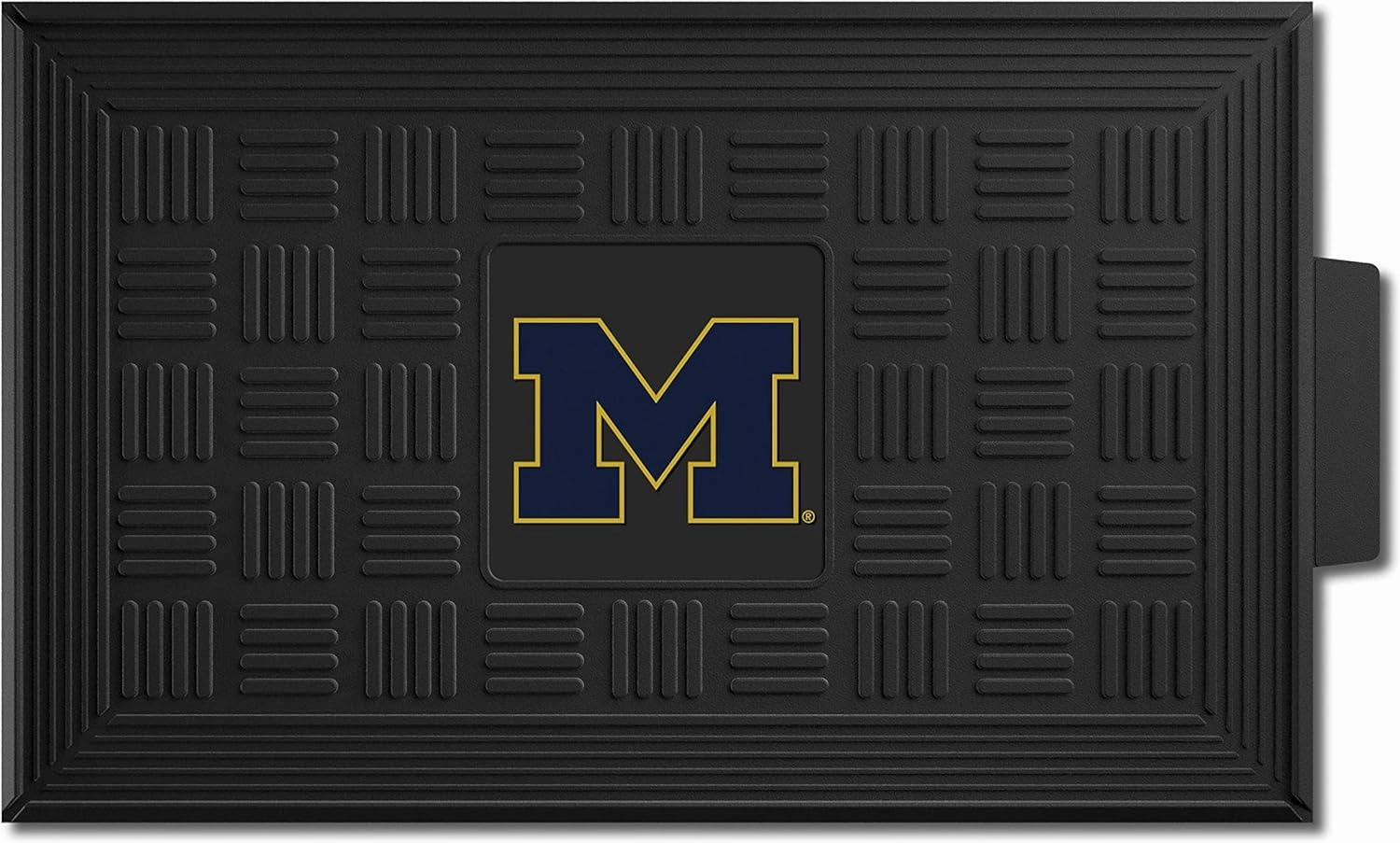 FANMATS - 11365 NCAA University of Michigan Wolverines Vinyl Door Mat 19"x30"