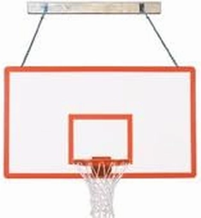 First Team Supermount68 Performance Steel-Fiberglass Wall Mounted Basketball System44; Orange