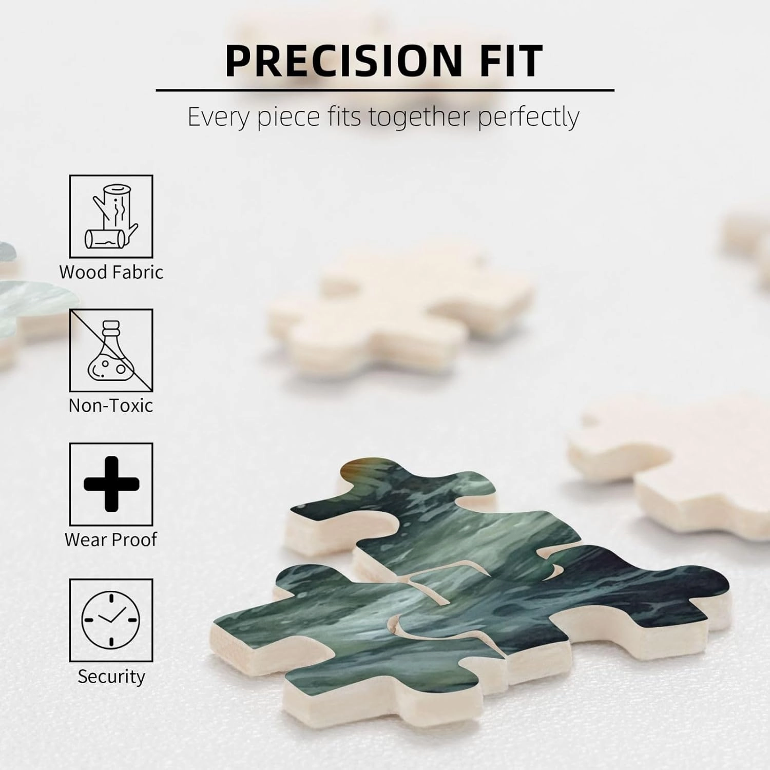 Fish Jigsaw Puzzle 1000 Piece for Adults & Kids, Wall Hanging Puzzles Intellectual Decompressing Fun Family Game Large Puzzle Game Toys Gifts