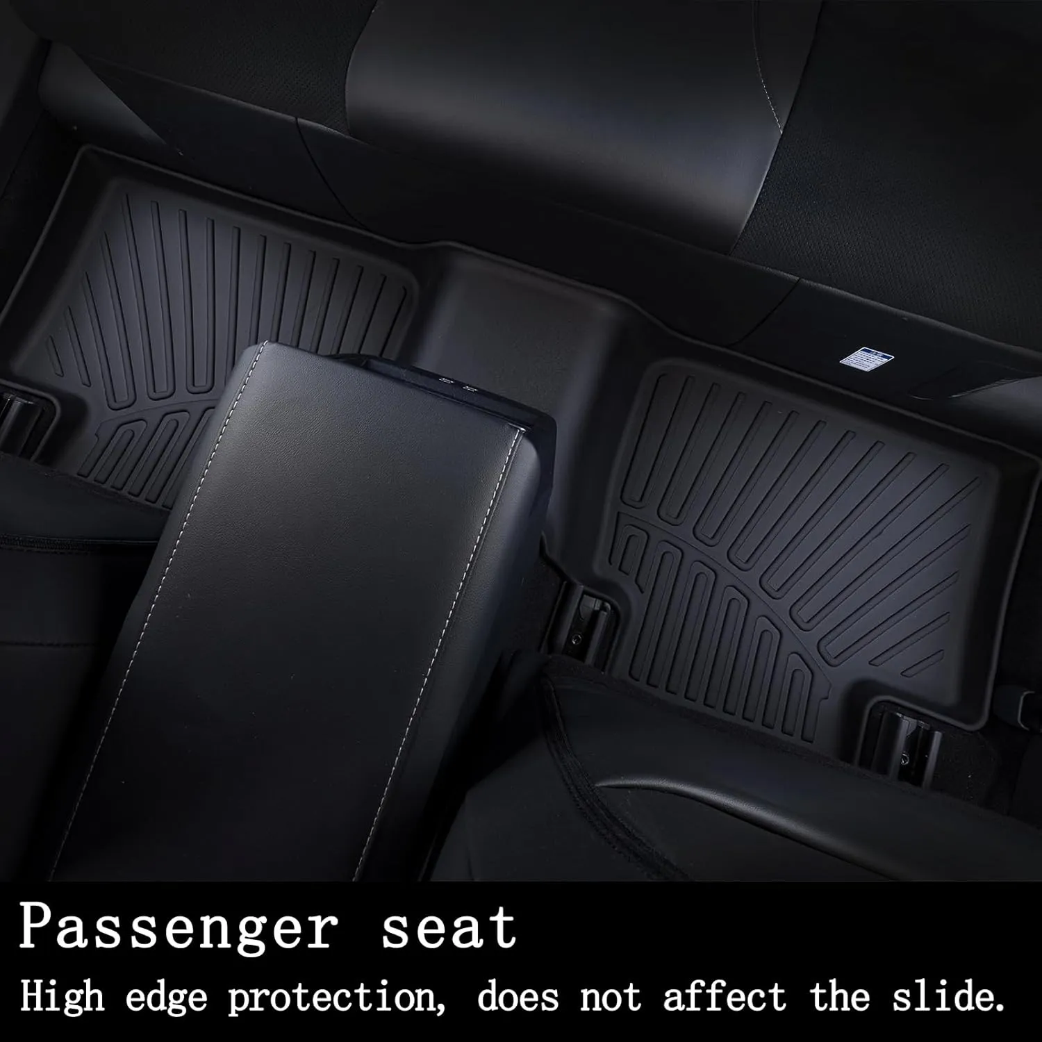 Floor Liners & Cargo Liners & Backrest Mat for 2021-2023 2024 2025 Buick Envision TPE All Weather Protection 2 Rows Car Floor Mats with Trunk Mat Covering The backrest