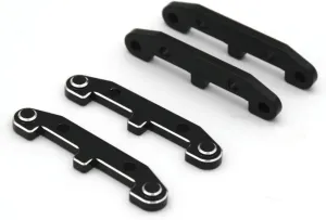 for JLB 11101 21101 J3 1/10 Lower Arm Code Plate EA1005 RC Remote Control Car for Racing Metal Upgrade Accessories RC Car DIY Parts(Black)