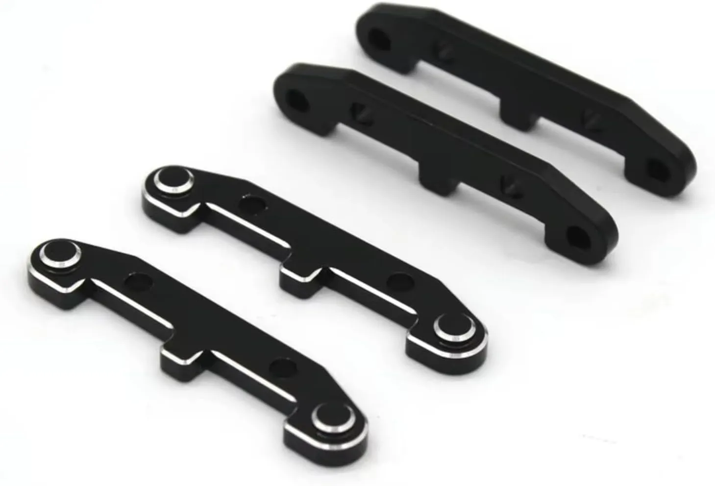 for JLB 11101 21101 J3 1/10 Lower Arm Code Plate EA1005 RC Remote Control Car for Racing Metal Upgrade Accessories RC Car DIY Parts(Black)