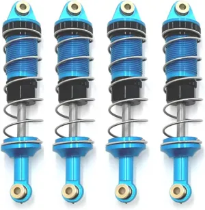 For Mn Model For Mn128 For Wrangler MN86 G500 1/12 Metal Upgrade Hydraulic Shock AbsorberRC Car Parts Accessories Upgrade And Replacement RC Car DIY Parts(Blue)