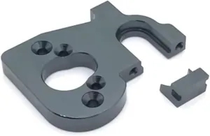 for Wltoys 144010 144001 144002 124016 124017 124018 124019 Metal Upgrade Retrofit Motor Mount RC Car Parts RC Car DIY Parts(Gray)