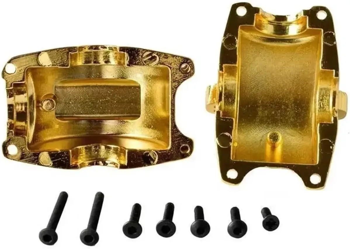 for WLtoys A959 A959B A969-B A979 K929 1/18 1pcs Aluminum Gear Box Set RC Car Upgrade Parts Accessories Replacement Use Black Yellow Optional RC Car DIY Parts(Yellow)