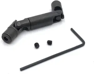 for Wpl D12 1/16 C14 C24 C34 B14 B24 B16 B36 1/10 Metal Driving Shaft RC Car Tracked Vehicle Parts Accessories Upgrade Replacement Use RC Car DIY Parts(Black)