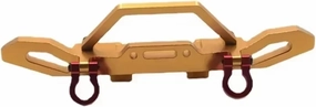 for HB for Toys Zp1001 Zp1002 ZP1003 ZP1004 Zp1005 Zp1006 1/10 Metal Front Bumper RC Crawler Car Upgrade Parts Accessories Replacement RC Car DIY Parts(Yellow)