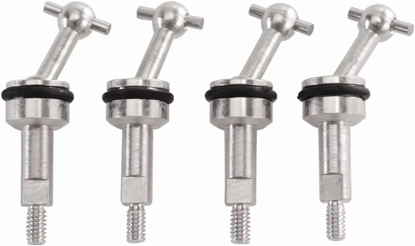 for Wltoys K969 K989 K979 P929 284131 284161 1/28 Metal CVD for Universal Joint Shaft RC Car Upgrades Parts Accessories Replacement Use RC Car DIY Parts(4pcs)