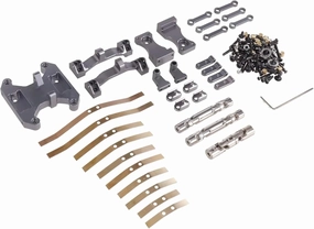 for Wpl B16 B36 1/16 RC Car Metal Balance for Chassis Board Seesaw for Spring Plate Drive Shaft Upgrade Parts Modified Parts and Accessories RC Car DIY Parts(Gray)