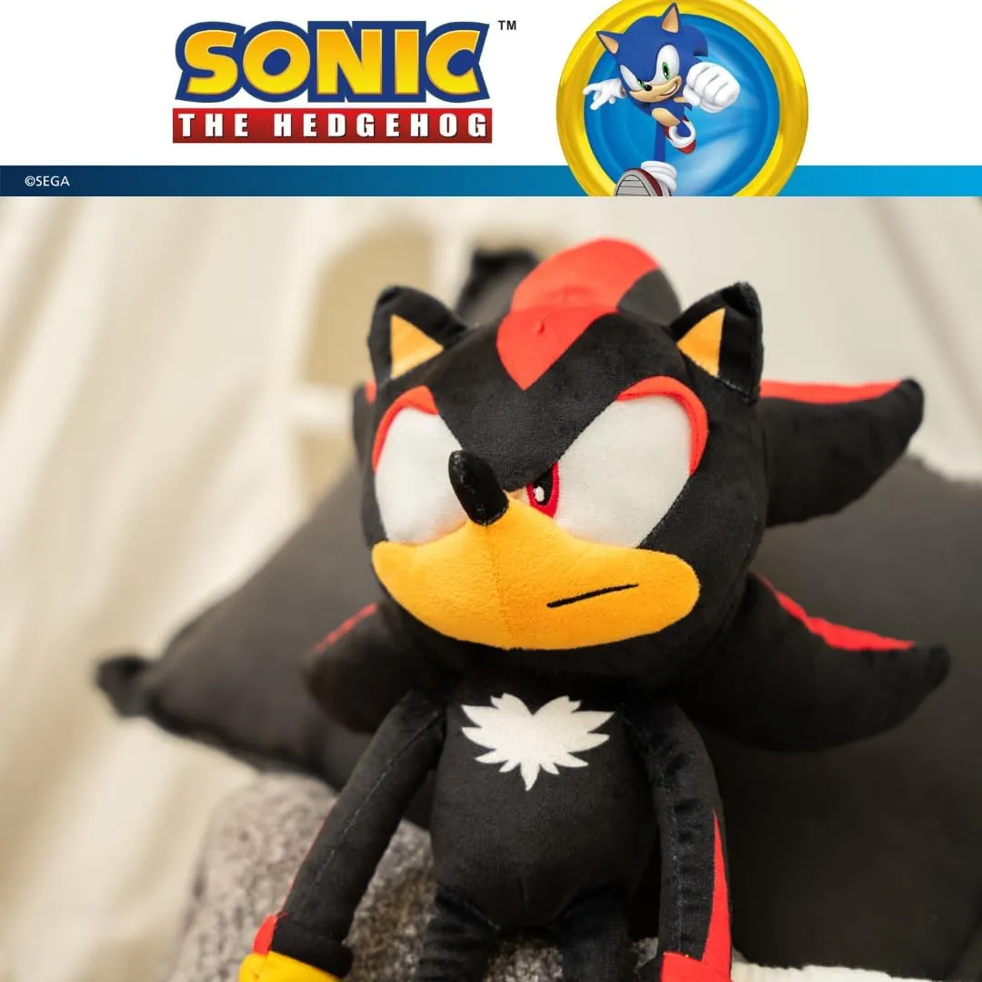 Franco Sonic Shadow The Hedgehog Anime Kids Bedding Super Soft Plush Cuddle Pillow Buddy, One Size, (Officially Licensed Product)