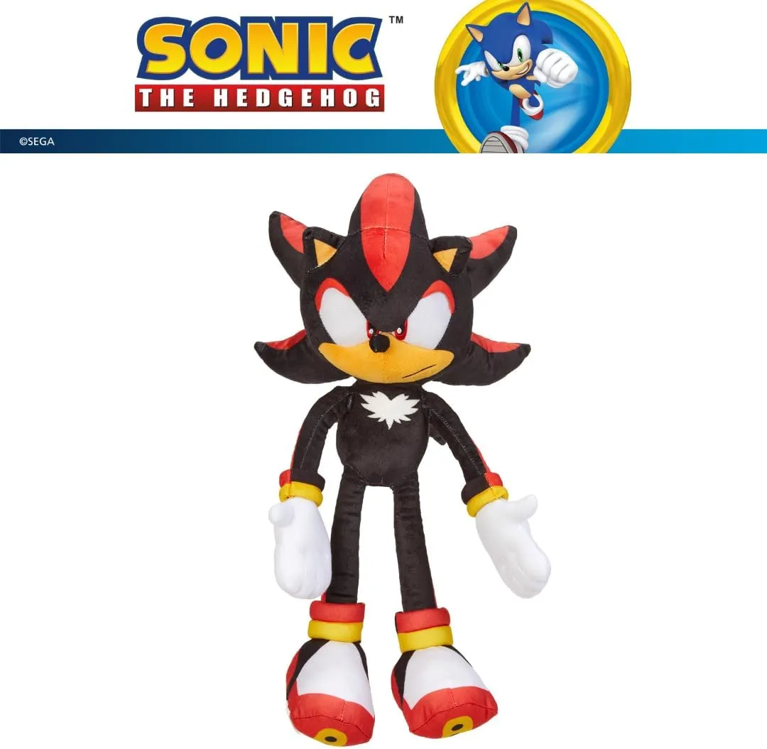 Franco Sonic Shadow The Hedgehog Anime Kids Bedding Super Soft Plush Cuddle Pillow Buddy, One Size, (Officially Licensed Product)
