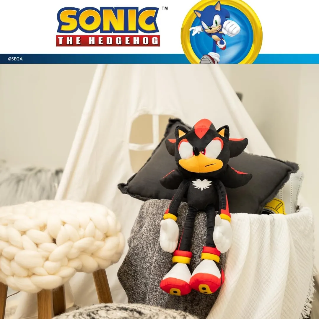 Franco Sonic Shadow The Hedgehog Anime Kids Bedding Super Soft Plush Cuddle Pillow Buddy, One Size, (Officially Licensed Product)
