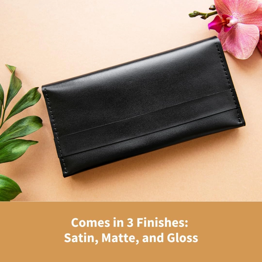 Furniture Clinic Leather Finish Satin | Seal & Protect | Suitable for Leather Sofas, Car Interiors, Handbags, and More | Flexible | Prevents Scratches and Scuffs | Satin Finish (500 ml / 17 oz)