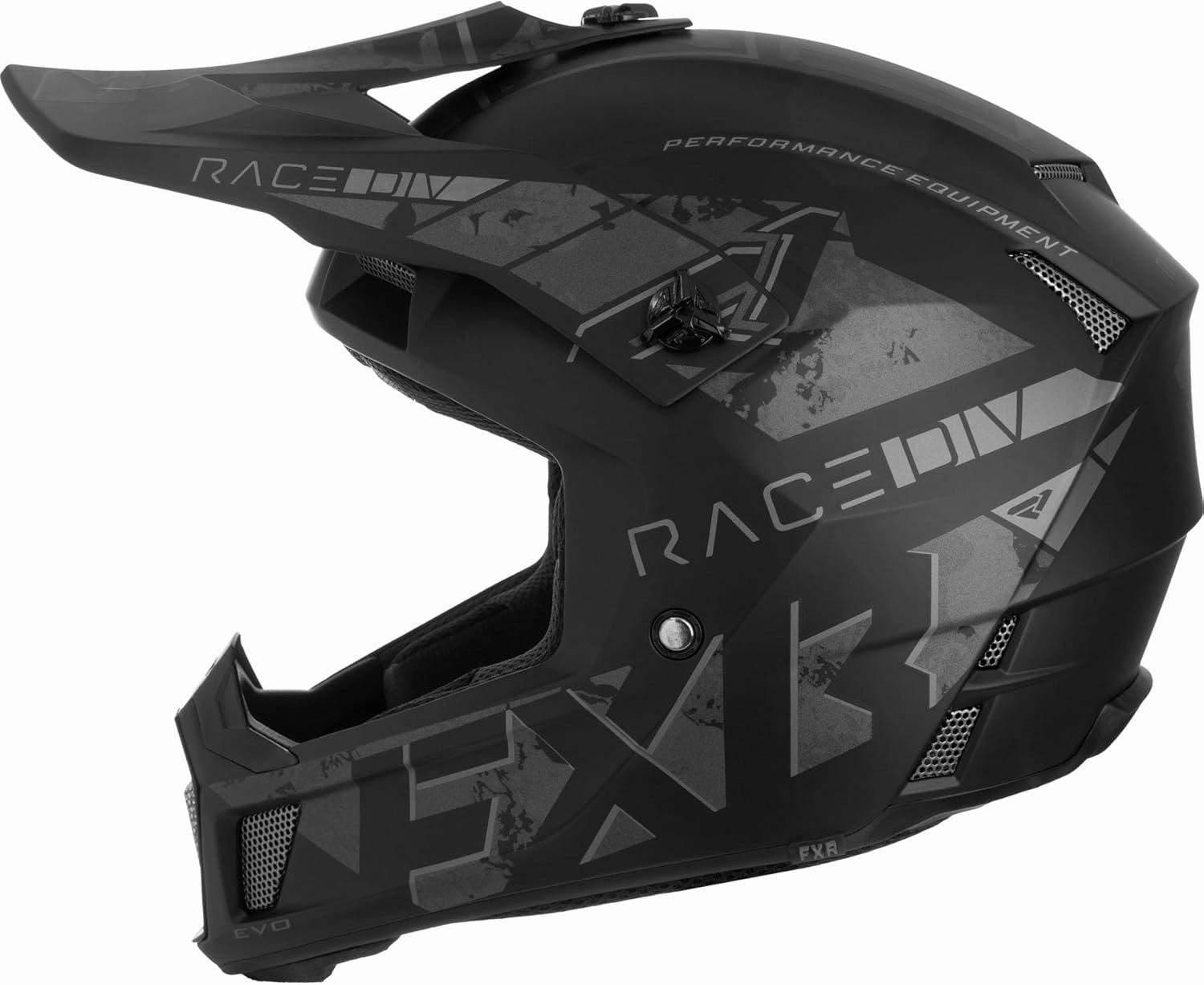 FXR Clutch Stealth Helmet 2025 (Black Ops - X-Large)