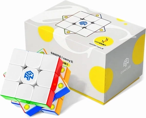 GAN 356 I Carry S Speed Cube 3 by 3, GAN Cube 3x3, Magnetic Bluetooth Smart Cube with CubeStation App, Stickerless, Perfect for Beginners, Kids