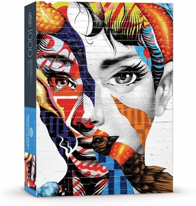 Genuine Fred Audrey of Mulberry by Tristan Eaton, 1000-piece Puzzle, 14x32 inches, Assorted, (5289215)