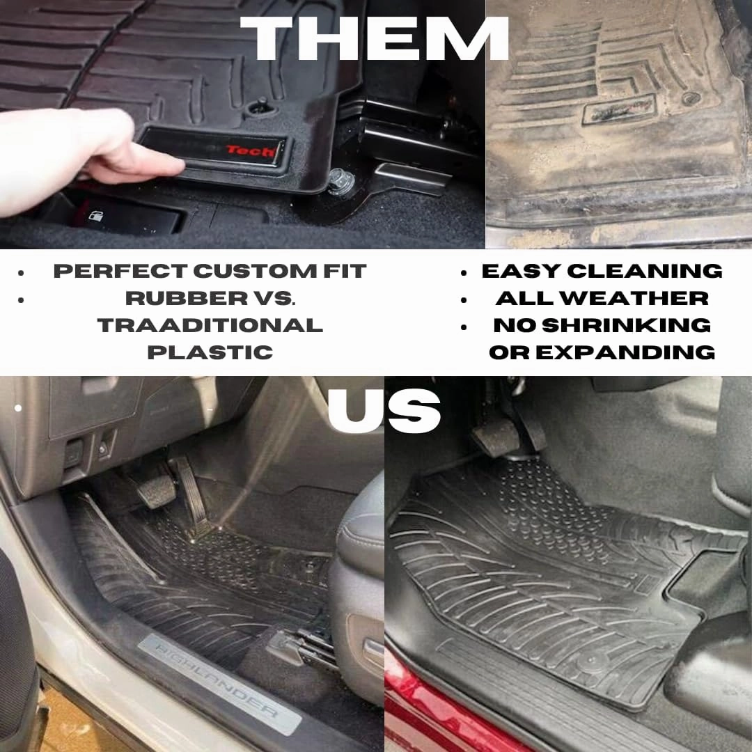 Gledring USA Custom Fit All-Weather Rubber Cargo Liner Mat Compatible with Mercedes Benz GLE Class AMG GLE 43/63/63S/450 AMG (W166) 2016-2019, No Trimming Needed, Tailored Fit, Rain & Mud Protection