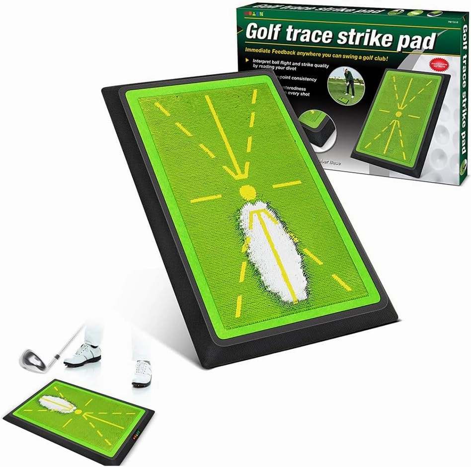 Golf Hitting Mat,Golf Practice Mat for Golf Ball,Golf Hitting Mat Swing Path Feedback,Golf Accessories for Women,Men,Indoor,Outdoor