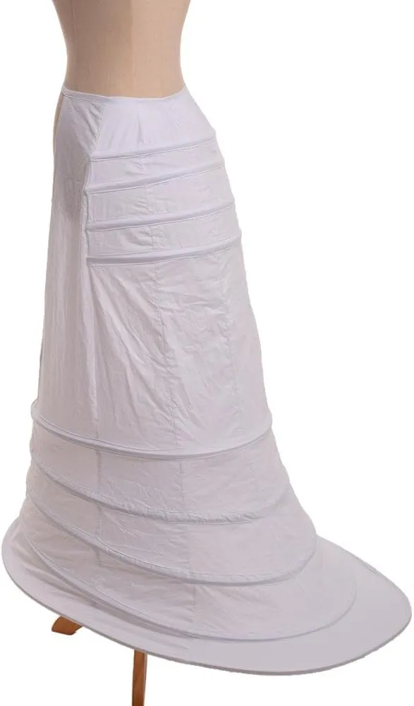 GRACEART Women's Victorian Bustle Hoop Skirt Crinoline Cage Pannier