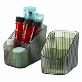 Grean Makeup Brush Holder Organizer for Vanity, Bathroom Countertop Organizer 6 Cups, Toiletry Organizer, Storage & Display for Skincare, Perfume, Hairbrush, Sunglasses & Desk Accessories