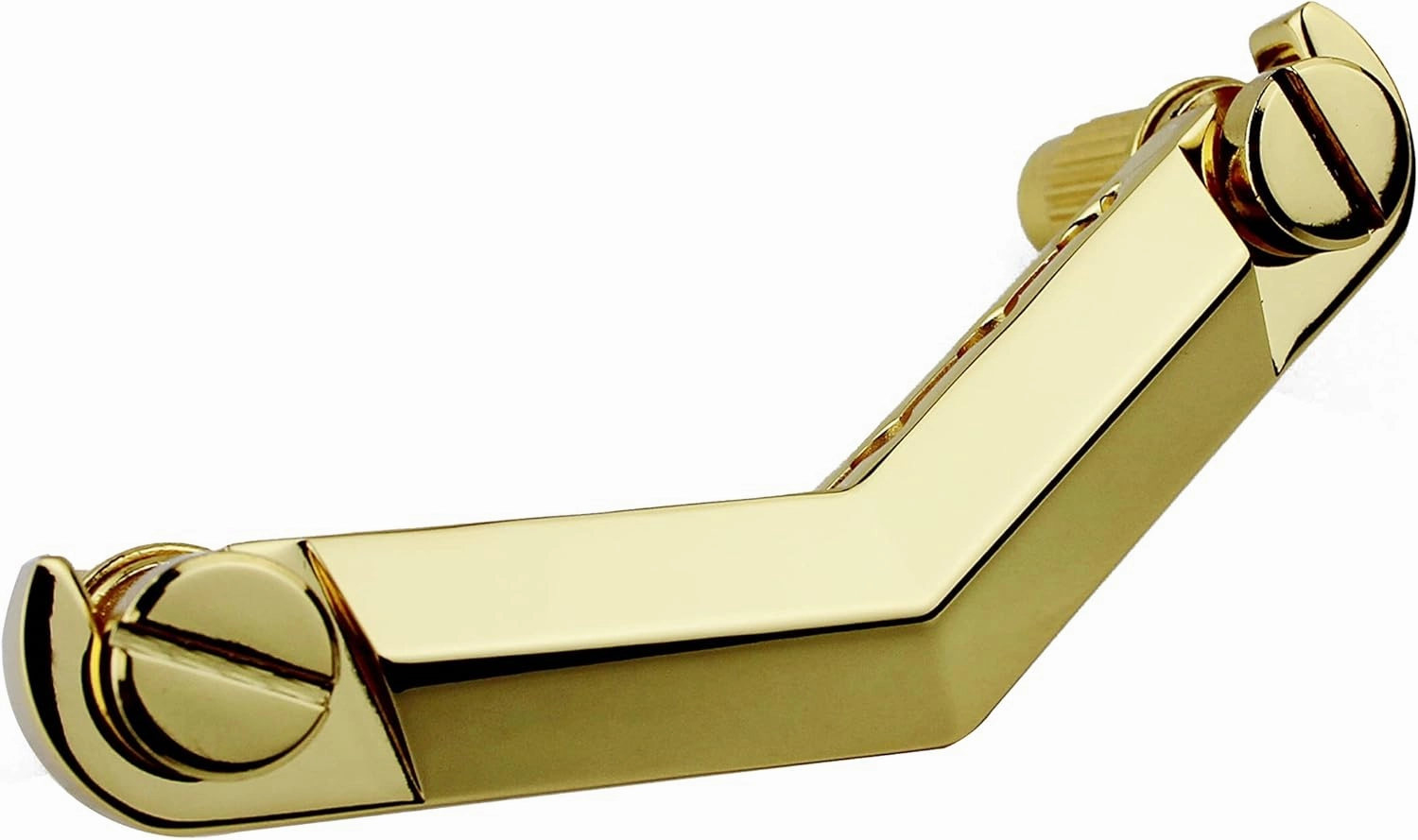 Guyker Guitar Stop Bar Tailpiece with Anchors and Studs Replacement Part Compatible with Les Paul LP SG Style 6 String Electric Guitar - GK21, Golden
