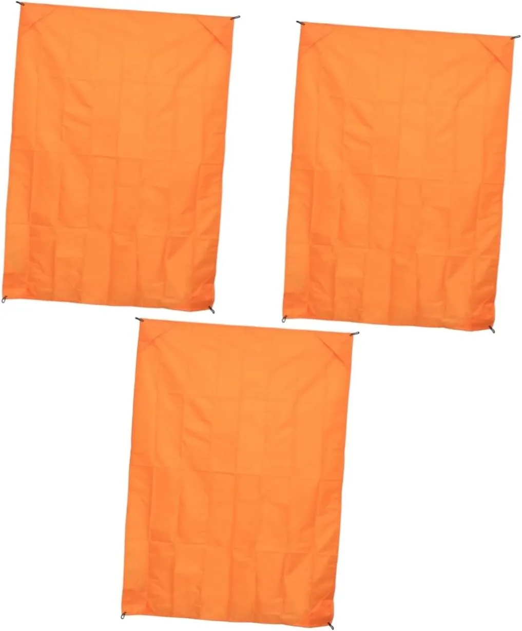 Happyyami 3pcs Lightweight Beach Mat Compact Folding Picnic Pad Beach Blanket for Outdoor Activities Camping Hiking and Rain Shelter