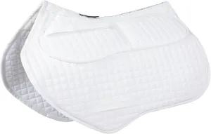 Harrison Howard Diamond Quilted Close Contact Saddle Pad Adjustable with 4 Pockets and Foam Inserts with Differentiated Thickness Horse Riding Pad with Added Cushioning and Comfort