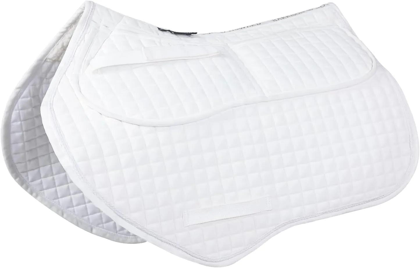 Harrison Howard Diamond Quilted Close Contact Saddle Pad Adjustable with 4 Pockets and Foam Inserts with Differentiated Thickness Horse Riding Pad with Added Cushioning and Comfort