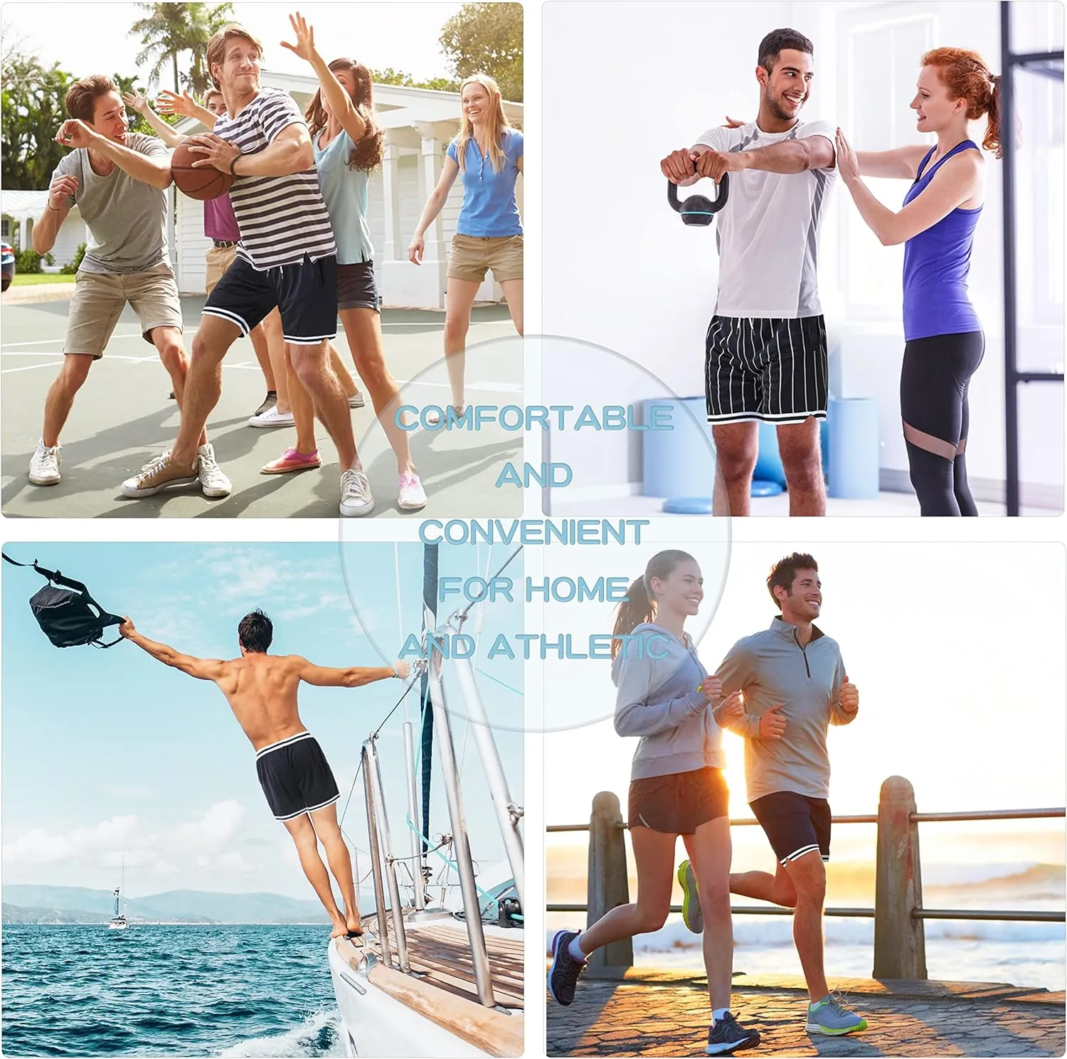 HEALONG Basketball Athletic Shorts Men - Mesh Gym Sports Workout Training Drawstring Retro Casual Fashion Short with Pockets