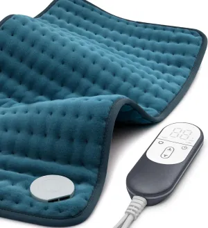 Heating Pad for Back Pain Relief, Abdomen, Cramps, Neck, Shoulder, 12x24 inches, Moist/Dry Heat, Auto-Off, Machine Washable, Christmas/Mother's Day Gift, Gifts for Women Mom Dad Daughter