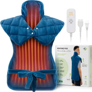 Heating Pad for Neck Shoulders & Back Pain Relief, Mothers Day Gifts for Mom Wife, Gifts for Women Men, Large Weighted Electric Neck Shoulders and Back Heat Pad, 6 Heat Settings Auto-Off, UL Certified