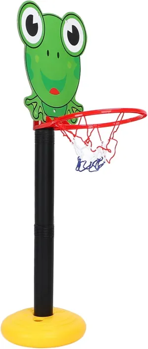 Height Adjustable Pattern Stand Basketball Holder Hoop Set Parent Child Interactive Kids Fitness IndoorOutdoor Playing Set Basketball Playing, Height Adjustable, Parent Child Interaction, Kids