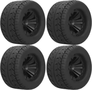 HEITIGN Duratrax Rc Tires 24x24x7 4pcs 115mm Wheel Tires - Fit for 1/10 Rc Car Model